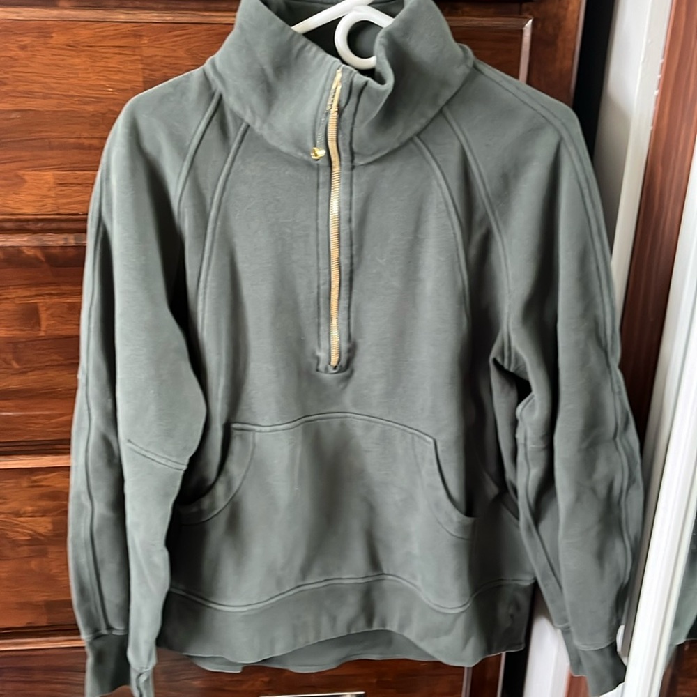 Lululemon scuba oversized funnel neck half-zip